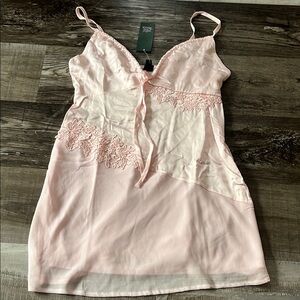 NWT Wild Fable Elegant Pink Lace Dress